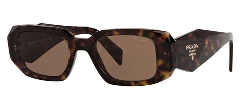 prada pr17ws sunglasses tortoise|Prada PR 17WS Women's Rectangular Sunglasses, .